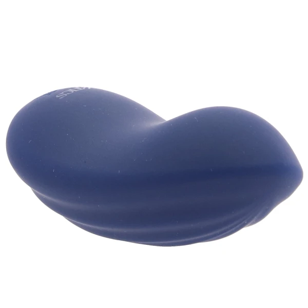 Cashmere Velvet Curve Rechargeable Waterproof Silicone Vibrator By CalExotics - Blue