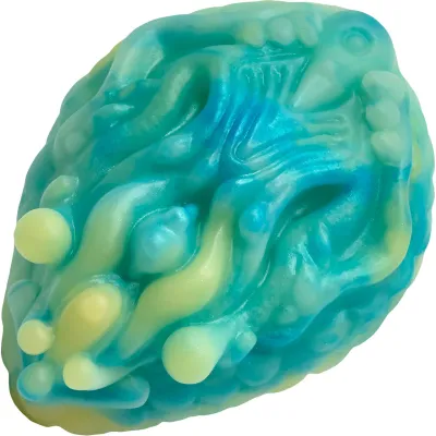 Pris Toys Tribble Silicone Grinder With Vibe Hole Greenglow