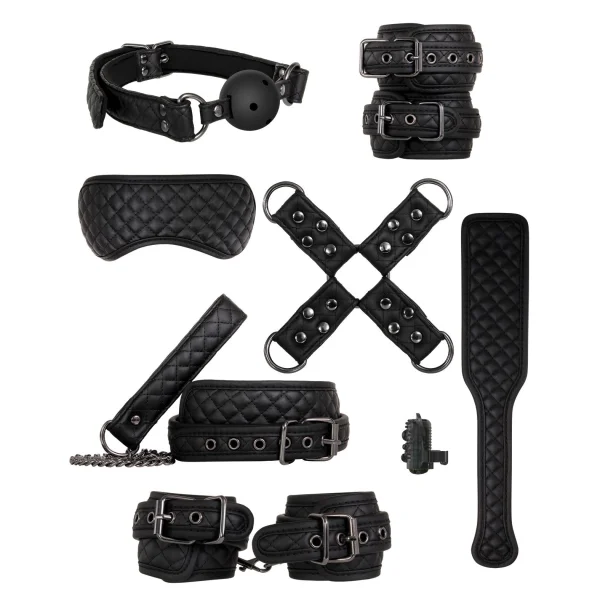Adam & Eve's Fetish Dreams Advanced Bondage Set - Black