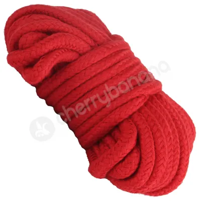 Cherry Banana Dare Red Bondage Rope Cotton 10m