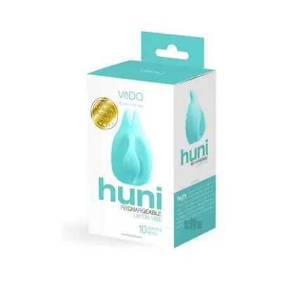 Vedo Huni Rechargeable Finger Vibe Tease Me Turquoise