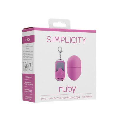 Small Remote Control Vibrating Egg 10 Speeds Pink
