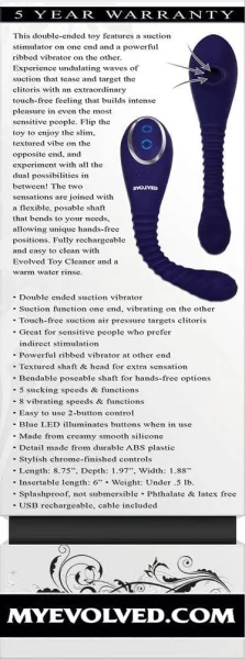 Bendable Vibrator - Bendable Sucker