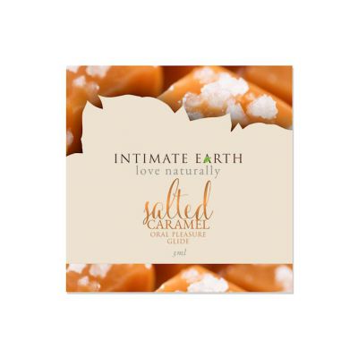 Intimate Earth Oral Pleasure Glide Salted Caramel Foil 3 Ml 3ml