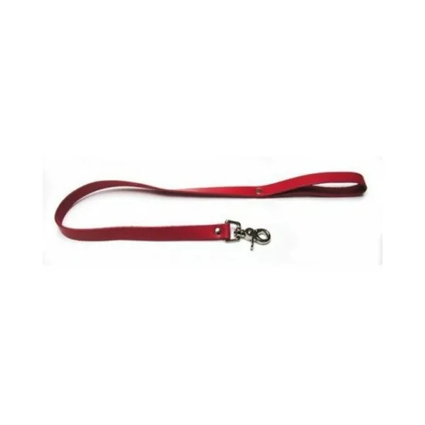 KL Bondage Basics Leather Leash (Red)