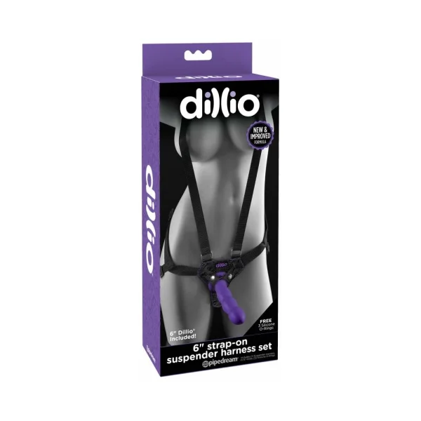 Dillio 6 inches Strap On Suspender Harness Set — image 19 of 19
