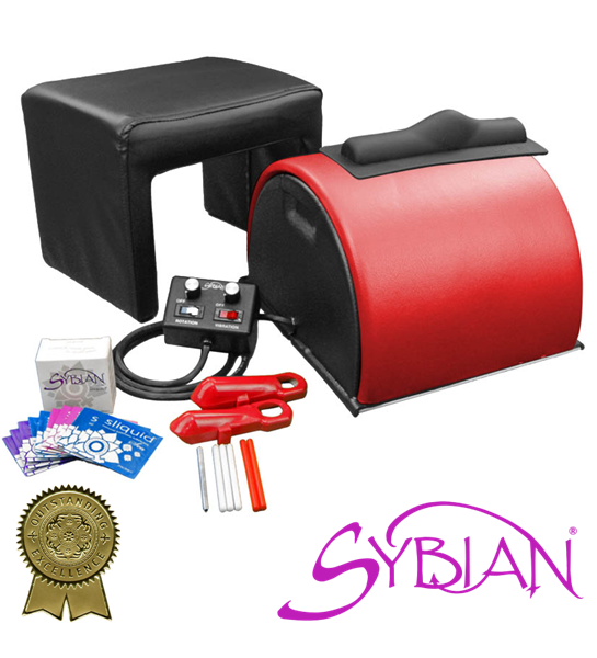Sybian With Stool: Blushing Red