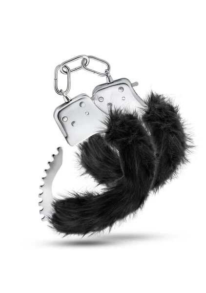 Temptasia - Plush Fur Cuffs - Black