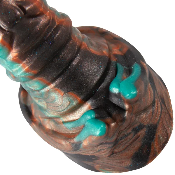 The Architect Small 6.5" Silicone Fantasy Dildo By Uberrime - Space Lava