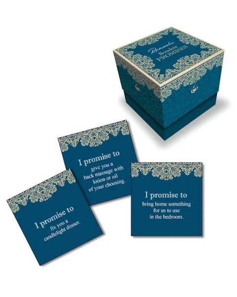 Romantic Boudoir Promises Card Game