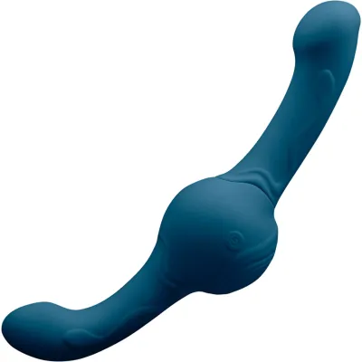 Revolution Tsunami Shaking Thrusting Silicone Dual Stimulator With Remote By NS Novelties Teal