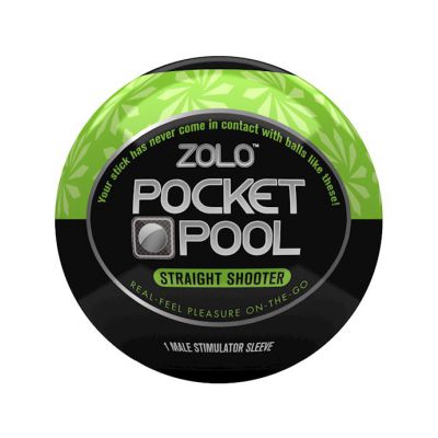 Zolo Pocket Pool Straight Shooter Clear