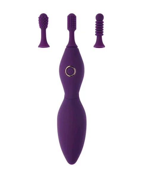 Share Satisfaction Tanda Clitoral Vibrator - Purple