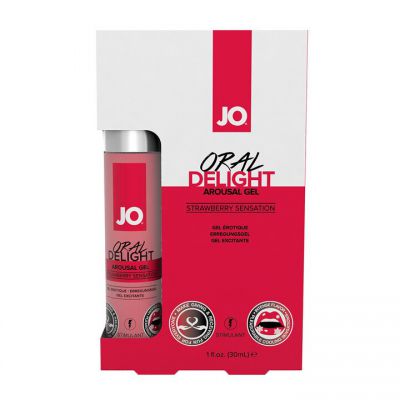 System JO Strawberry Sensation Cooling Oral Arousal Gel 30ml