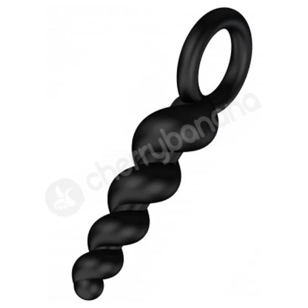 Satisfyer Black Booty Call Butt Plugs 3 Pack