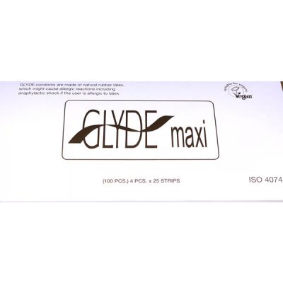 Glyde Condom Maxi Gold 56mm Bulk 100 s
