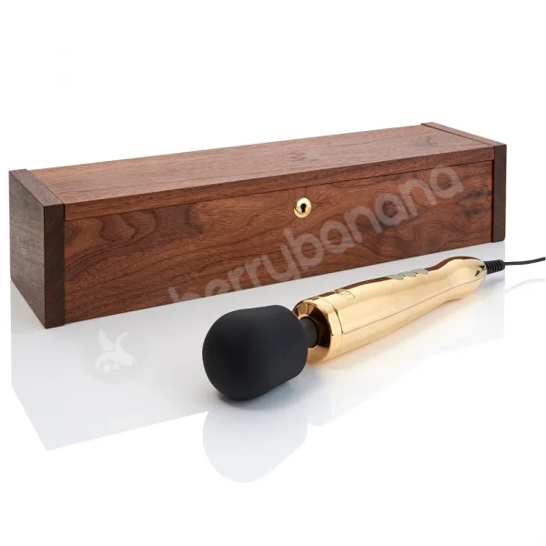 Doxy Die Cast Gold 24 Karat Plated Vibrating Massager Wand