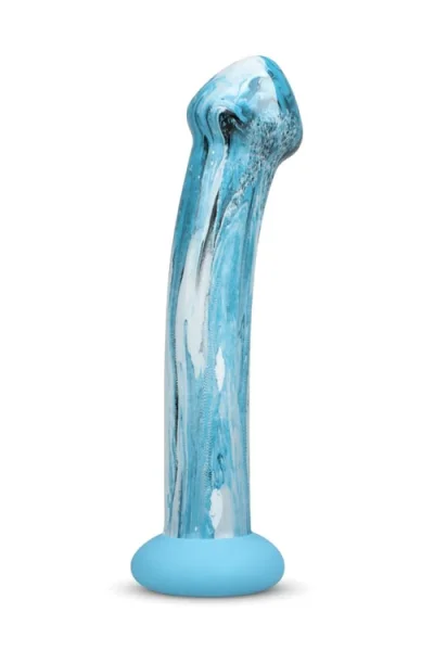 Gildo Ocean Ripple - 6.6" Glass Dildo