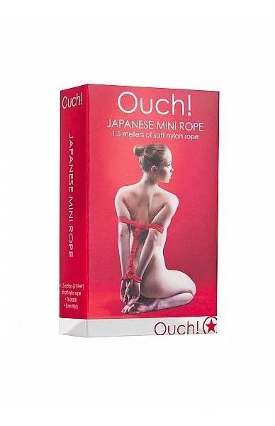 Japanese Mini Rope 4.9 feet Red
