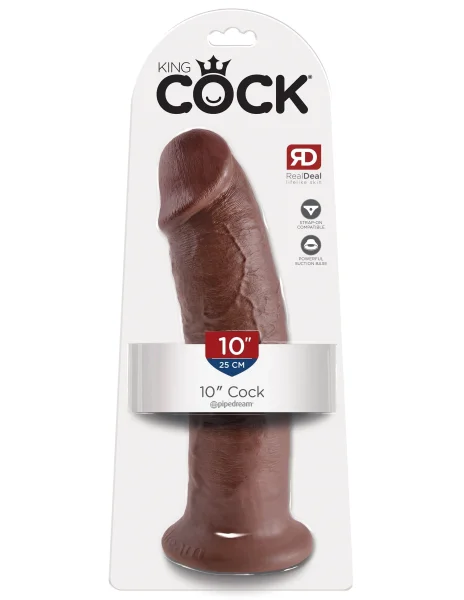 King Cock - 10 Inch Cock Brown