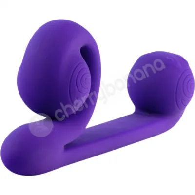 Snail Vibe Purple Duo Dual Vibrating Versatile Pleasure Tool