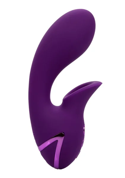 California Dreaming Huntington Beach Heartbreaker Rabbit Style Silicone Rechargeable Vibrator by CalExotics