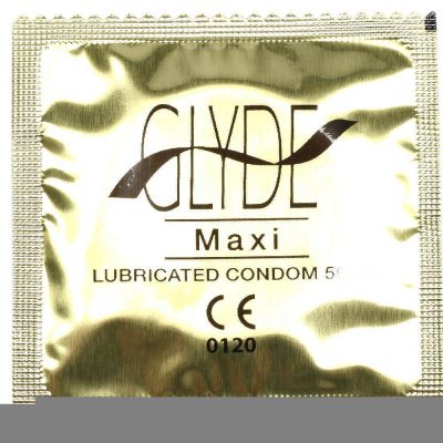 Glyde Maxi Large Size Vegan Condoms 12 Pack