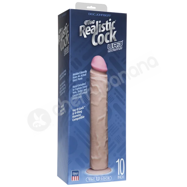 The Realistic Cock Flesh 10" Dildo Without Balls