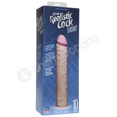 The Realistic Cock Flesh 10 Dildo Without Balls