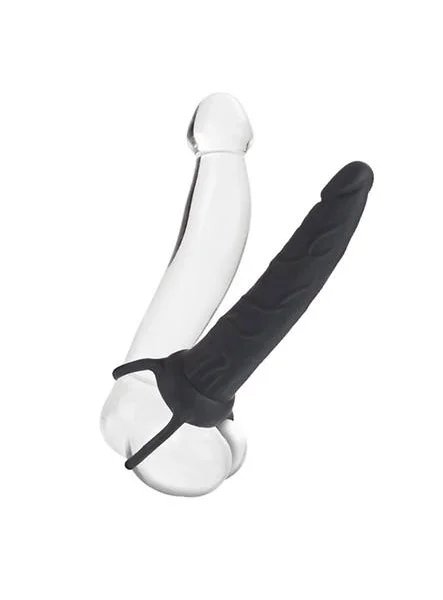 Silicone Love Rider Dual Penetrator - Black