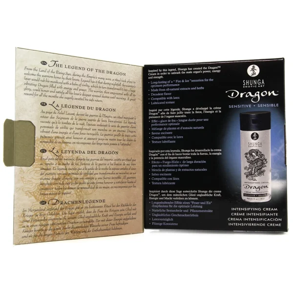 Shunga Dragon Sensitive Intensifying Cream For Couples - 2 oz