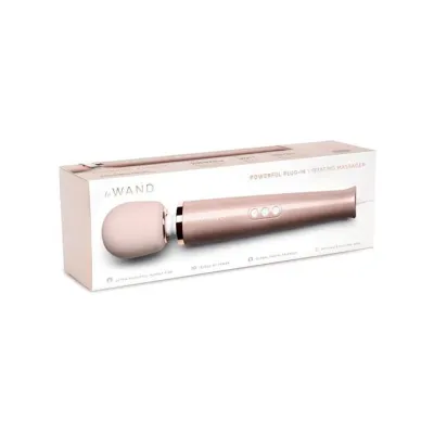 Le Wand Plug in Vibrating Massager Rose Gold