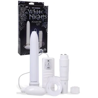 Doc Johnson White Nights 4 Piece Pleasure Kit