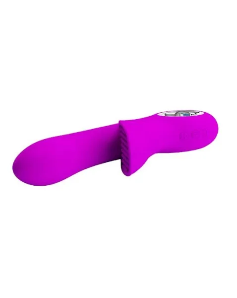 Carol Double Delight Rabbit Vibrator - Pink - 7.4 Inch