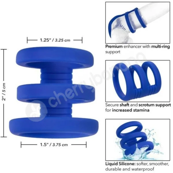 Admiral Stretchy Triple Cock Cage Performance Enhancer