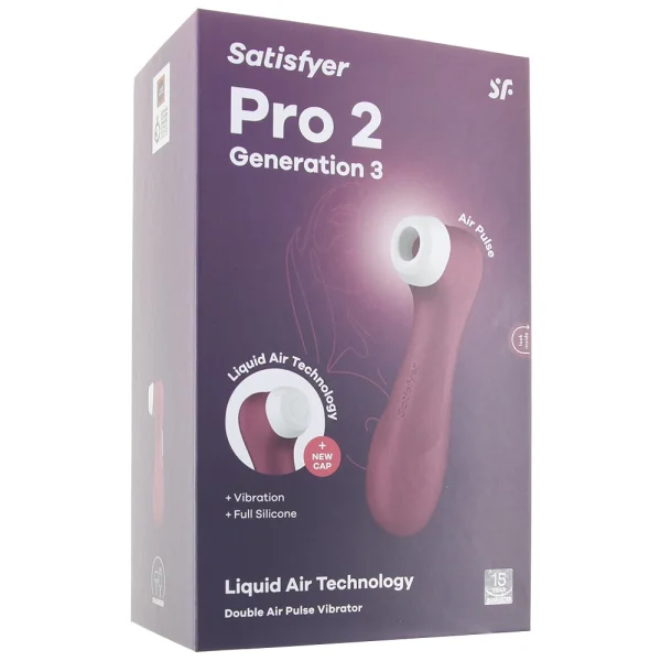 Satisfyer Pro 2 Generation 3 Pressure Wave Rechargeable Waterproof Stimulator