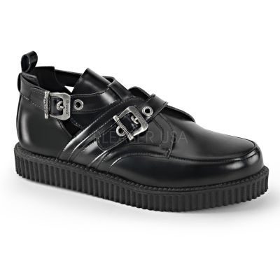 1 inches PF Creeper w Side Cutout Design Buckled Straps