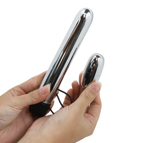 Dual Silver Vibrator & Bullet Combo