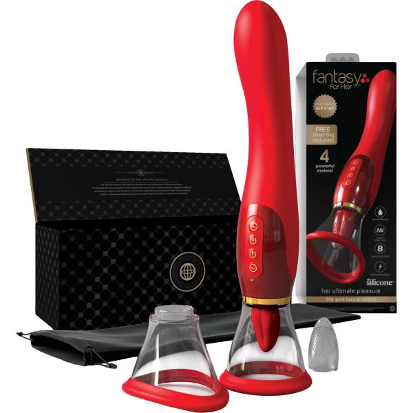 Fantasy For Her - Her Ultimate Pleasure Dual 24K Gold Luxury Edition Oral Sex Simulator
