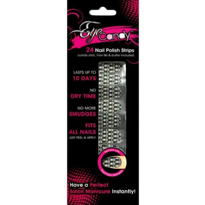 Black white Skulls Nail Foil