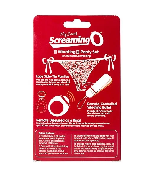 Vibrating Panty Set (Red)