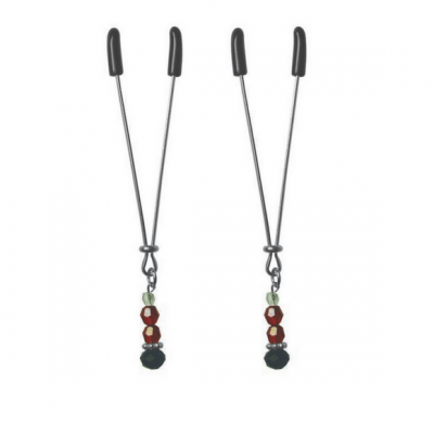 Sexperiments Ruby Black Nipple Clips by Sportsheets