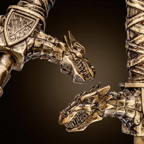 The Realm - Drago - Lock On Dragon Sword Handle - Bronze