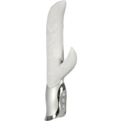 COUTURE COLLECTION ABSTRACT 5 5 INCH 7 FUNCTION PERSONAL MASSAGER WHITE