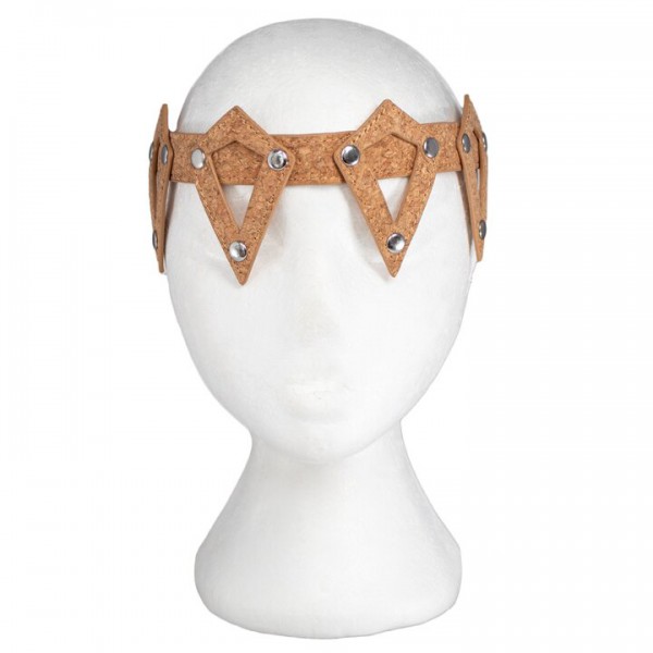 Bondara Luxe Bound To Nature Cork Blindfold Crown — image 4 of 5