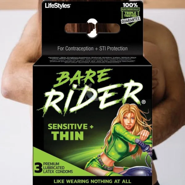 Lifestyles 'Bare' Rider Extra Thin Condoms | 3-Pack