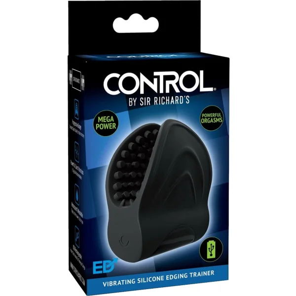 Control by Sir Richard's Vibrating Silicone Edging Trainer Penis Vibrator