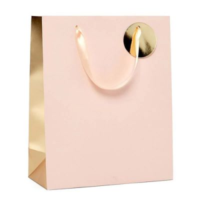 Pink gold tote