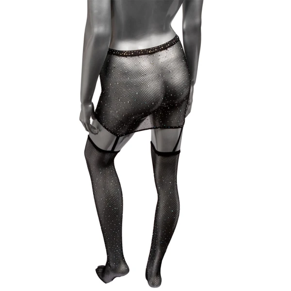 Radiance One Piece Gartered Skirt and Stockings in OSXL
