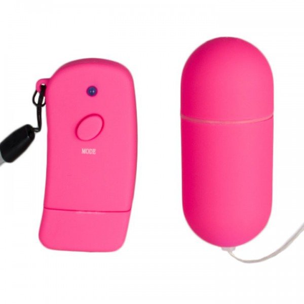 Pink Power 10 Function Remote Control Vibrating Love Egg